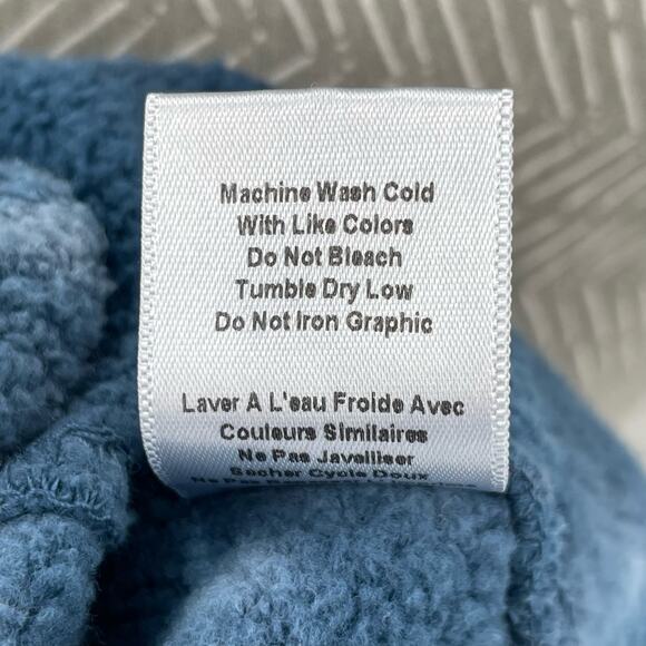 Spiritual Gangster Galaxy Tie Dye Stella Rocker Cropped Hoodie Wildberry Blue L - Picture 9 of 9